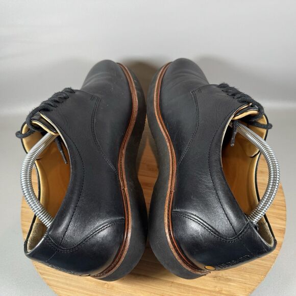 S Samuel Hubbard Founder Mens Sz 9.5 W Oxford Dress Shoes Black Leather‎ main image 5